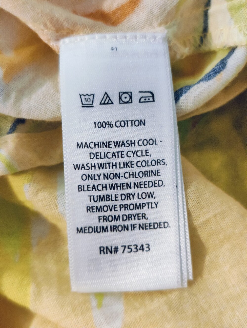 Haute Hippie full sweep Cotton Maxi Dress fruit & fauna V front /back  Chic S - Picture 8 of 8
